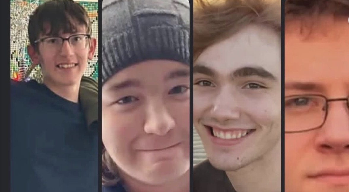 In Loving Memory of Braden Taylor, Titus Gould, William Simms, Tyler Kersey, and Tristan Tucker